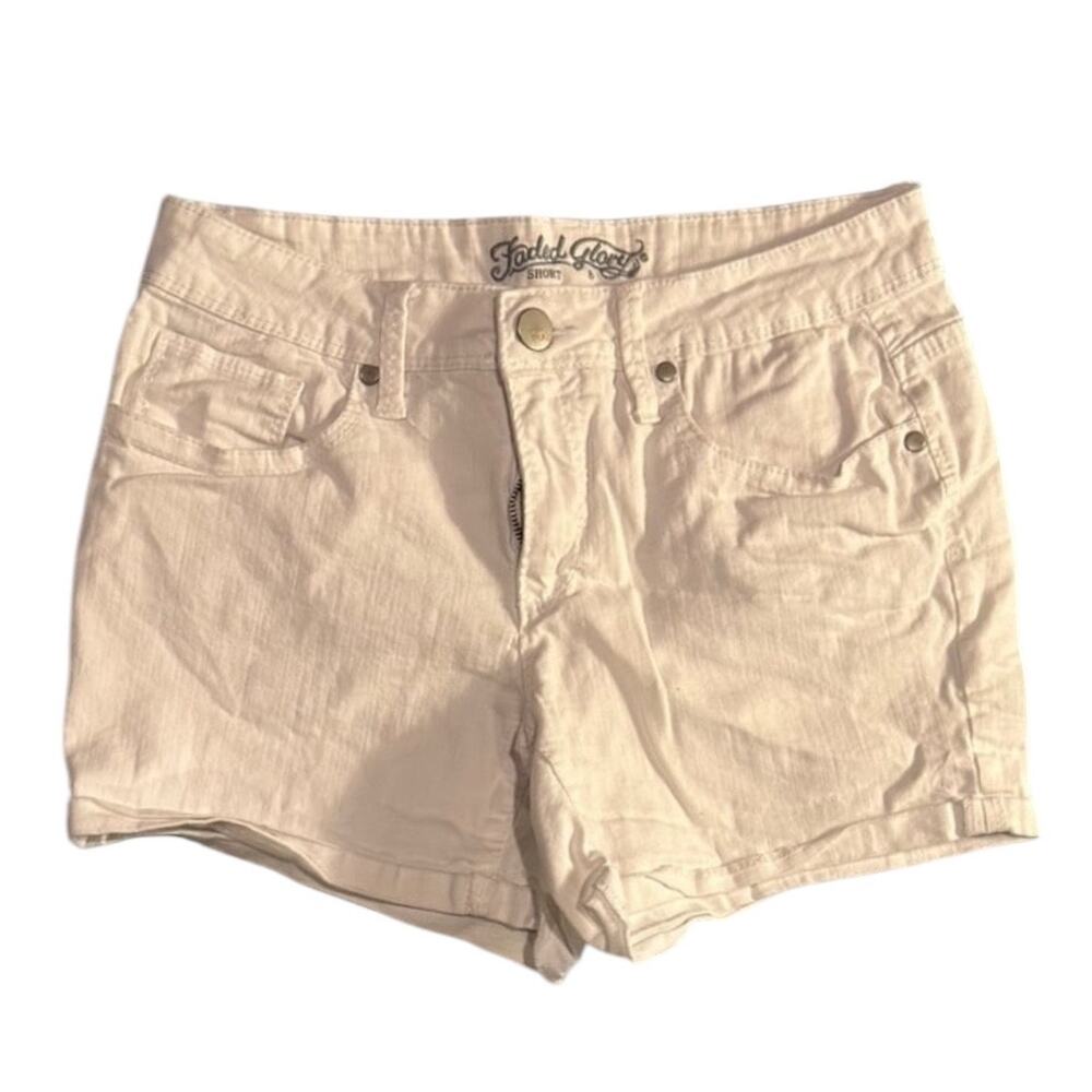 Faded Glory Women's Size 8 White Shorts